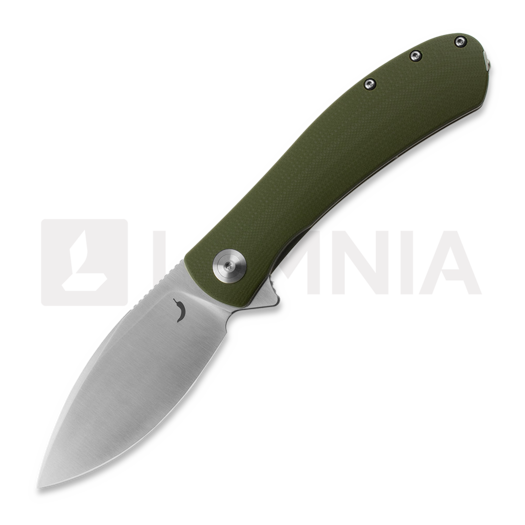 Trollsky Knives Mandu XL Magnacut, OD Green G-10, Satin