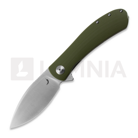 Trollsky Knives Mandu XL Magnacut, OD Green G-10, Satin