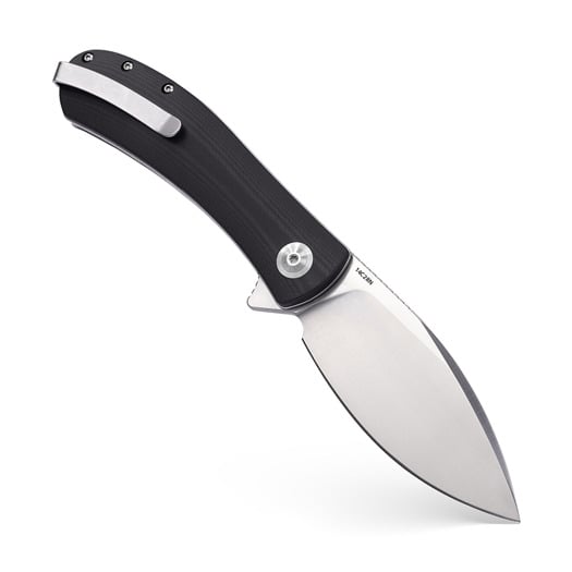 Trollsky Knives Mandu XL14C28N vouwmes, Black G-10, Satin