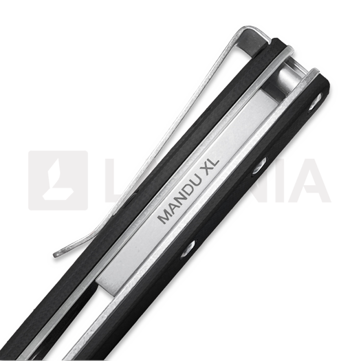 Trollsky Knives Mandu XL14C28N vouwmes, Black G-10, Satin