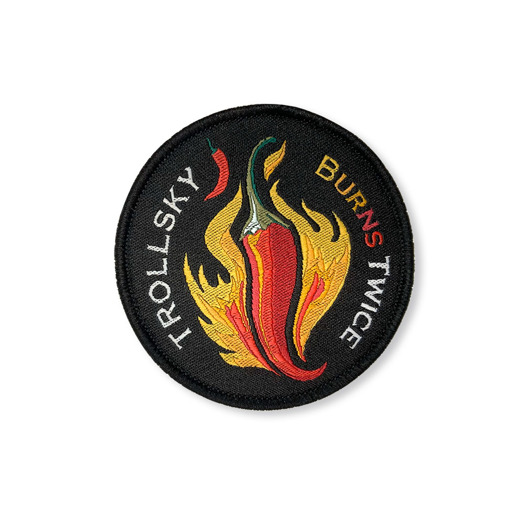 Trollsky Knives Patch Trollsky Burns Twice/Chili Pepper