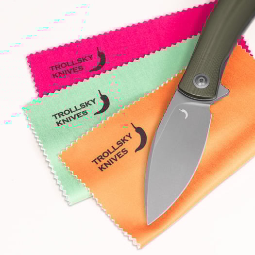 Trollsky Knives Trollsky Chili Peper Team Microfibre Cloth 3 PACK