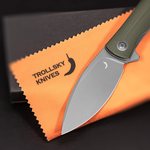 Trollsky Knives Trollsky Chili Peper Team Microfibre Cloth Orange