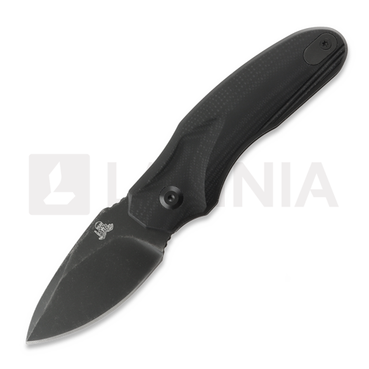 Navalha Twisted Assisted Fortis Drop Point Blackwash
