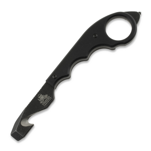 Twisted Assisted KEEP-SAFE Rescue tool, Black G-10, Blackwash