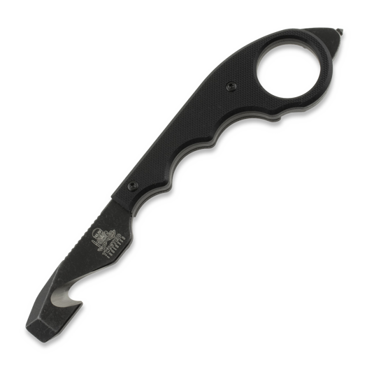 Twisted Assisted KEEP-SAFE Rescue tool, Black G-10, Blackwash