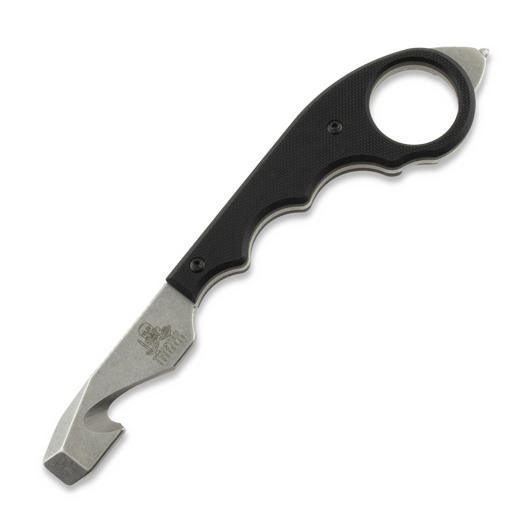 Twisted Assisted KEEP-SAFE Rescue tool, Black G-10, Stonewash
