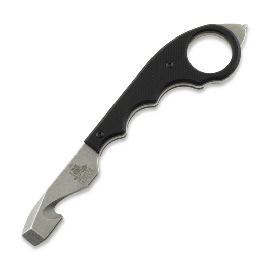 Twisted Assisted KEEP-SAFE Rescue tool, Black G-10, Stonewash