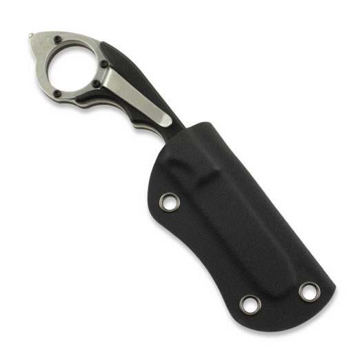 Twisted Assisted KEEP-SAFE Rescue tool, Black G-10, Stonewash