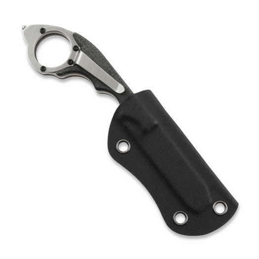 Twisted Assisted KEEP-SAFE Rescue tool, Black Micarta, Stonewash