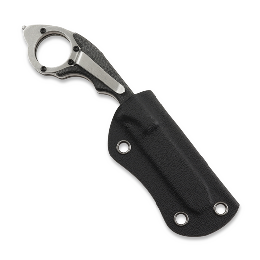 Twisted Assisted KEEP-SAFE Rescue tool, Black Micarta, Stonewash