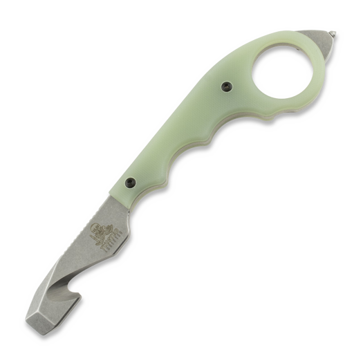 Twisted Assisted KEEP-SAFE Rescue tool, Jade G-10, Stonewash