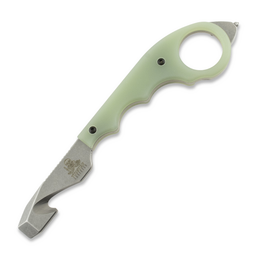 Twisted Assisted KEEP-SAFE Rescue tool, Jade G-10, Stonewash