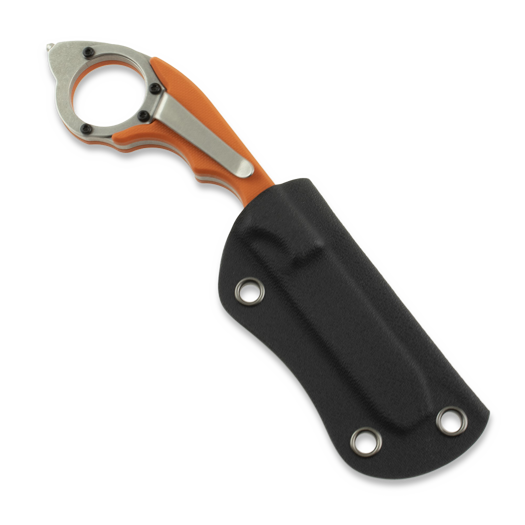 Twisted Assisted KEEP-SAFE Rescue tool, Orange G-10, Stonewash