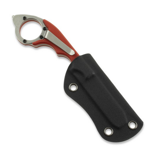 Twisted Assisted KEEP-SAFE Rescue tool, Red G-10, Stonewash