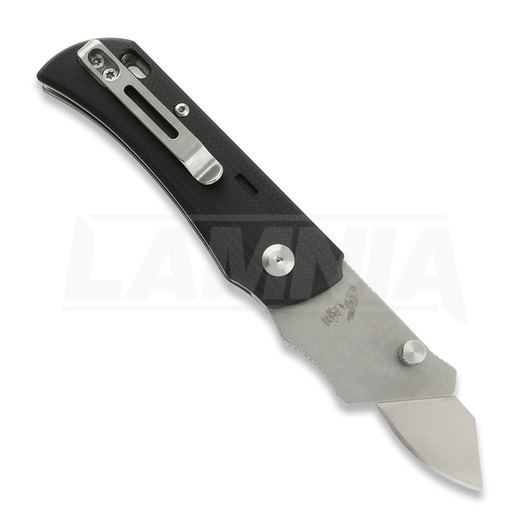 Twisted Assisted PALLAS Black G-10 folding knife