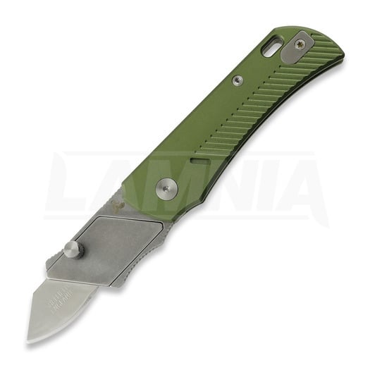 Twisted Assisted PALLAS Green Anodised Aluminum fällkniv