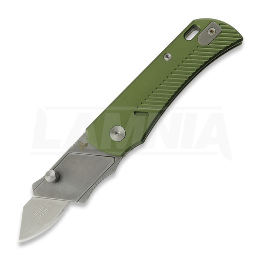 Twisted Assisted PALLAS Green Anodised Aluminum 折叠刀