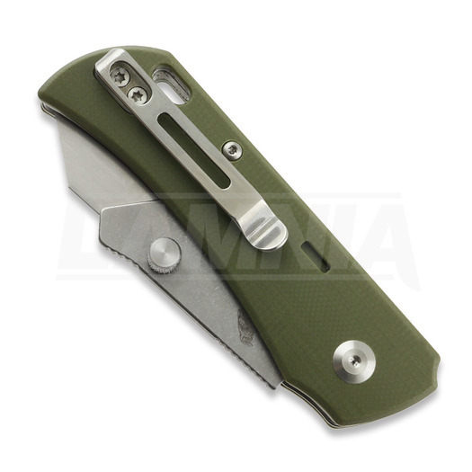 Twisted Assisted PALLAS OD Green G-10 folding knife