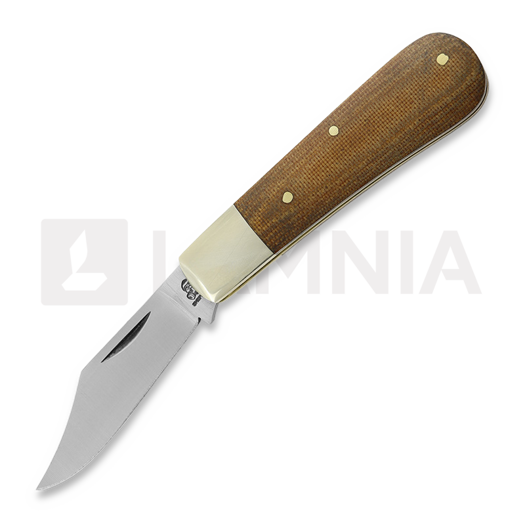 Twisted Assisted T.A. Sheffield Clip Point Barlow, Natural Micarta