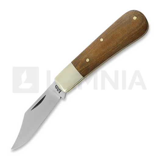 Twisted Assisted T.A. Sheffield Clip Point Barlow, Natural Micarta