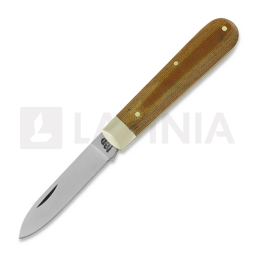 Nazis Twisted Assisted T.A. Sheffield Spearpoint Barlow, Natural Micarta