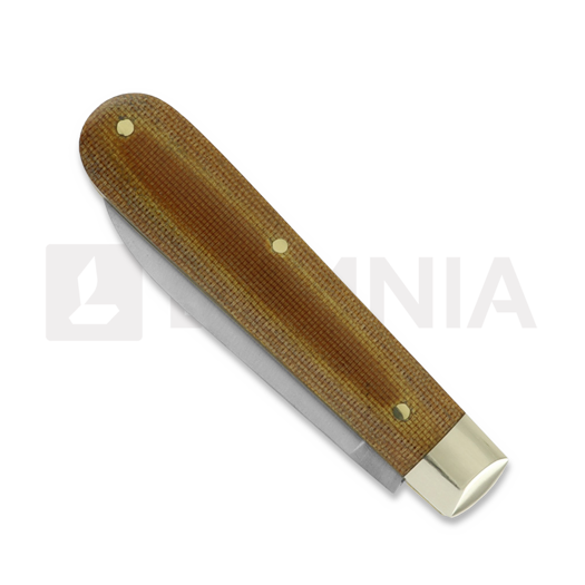 Twisted Assisted T.A. Sheffield Spearpoint Barlow veitsi, Natural Micarta