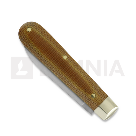 Twisted Assisted T.A. Sheffield Spearpoint Barlow peilis, Natural Micarta