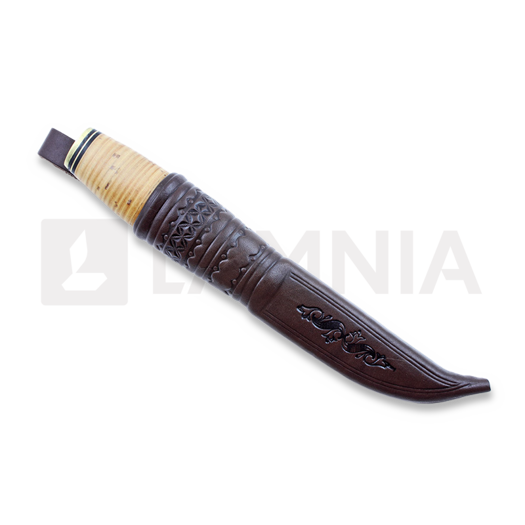 Couteau finlandais Uniikkipuukot Birch Bark, Laurin Metalli blade