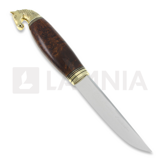 Uniikkipuukot Hevosp&auml;&auml; puukko, tumma