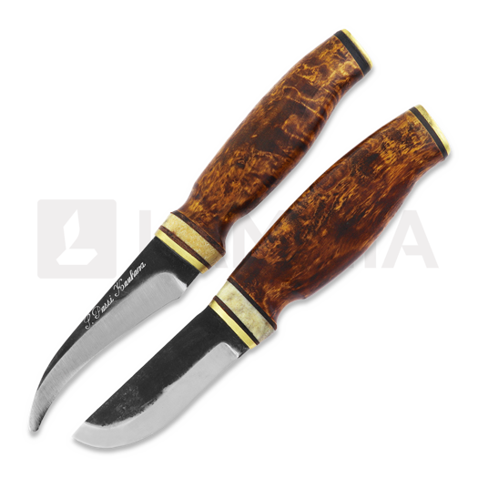 Uniikkipuukot Hirvenavaus- ja nylkypuukko kniv, double