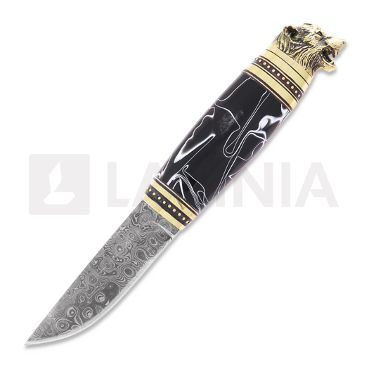 Uniikkipuukot Karhupää kniv, sort