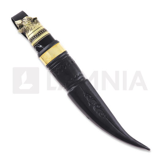 Uniikkipuukot Karhupää kniv, sort
