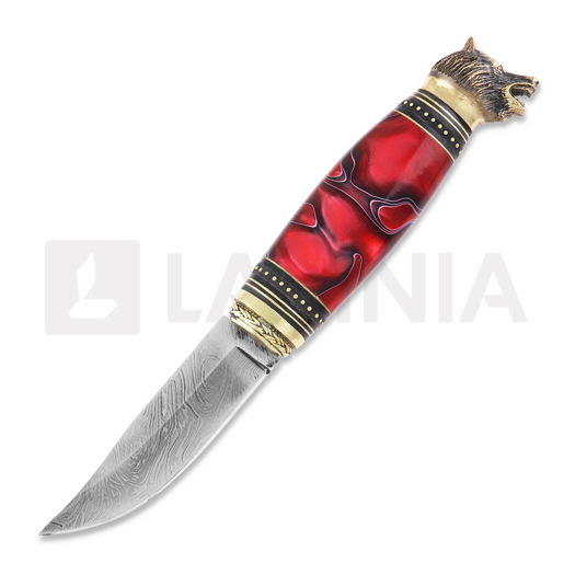 Cuchillo Uniikkipuukot Karhupää, rojo