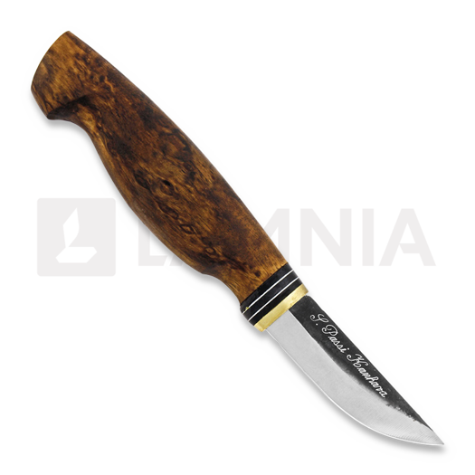 Coltello finlandese Uniikkipuukot Kätyri, curly birch, stained