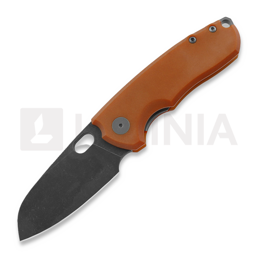 Urban EDC Supply F5.5 - Orange Paper Micarta & Blackwash M390 fällkniv