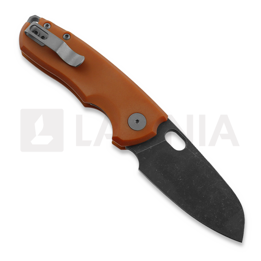 Urban EDC Supply F5.5 - Orange Paper Micarta & Blackwash M390 foldekniv