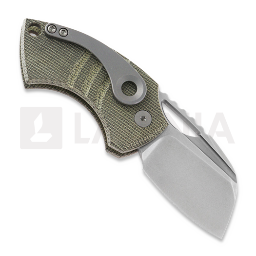 Couteau pliant Urban EDC Supply GNAT-S XL, OD Micarta