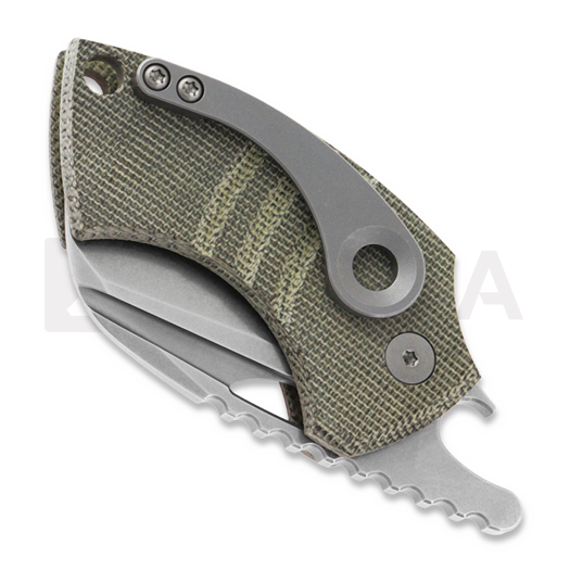 Couteau pliant Urban EDC Supply GNAT-S XL, OD Micarta