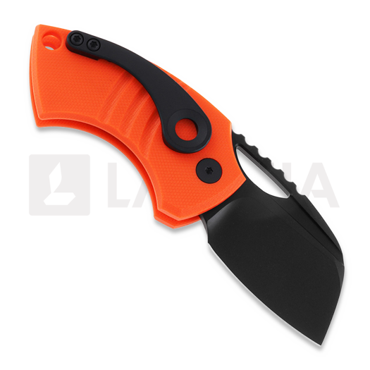 Couteau pliant Urban EDC Supply GNAT-S XL, Orange G10 & DLC