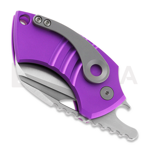 Urban EDC Supply GNAT-S XL foldekniv, Purple Anodized Aluminum
