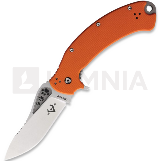 V Nives ADAPPT Framelock Orange sulankstomas peilis