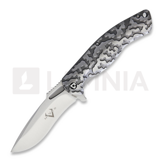 V Nives Atmosphere Framelock foldekniv, silver