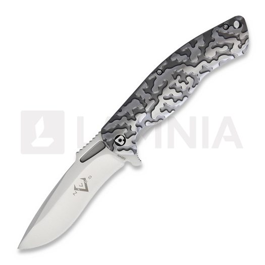 V Nives Atmosphere Framelock סכין מתקפלת, silver