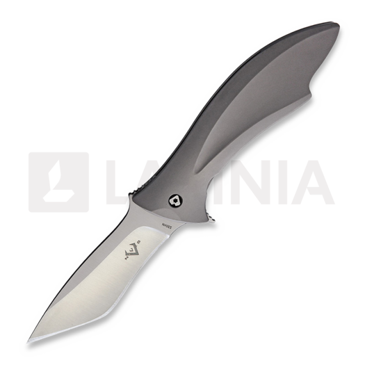 V Nives Deplorable Framelock Taschenmesser, grau