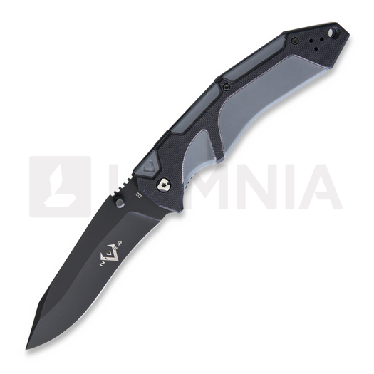 V Nives Fractal Linerlock A/O foldekniv, svart