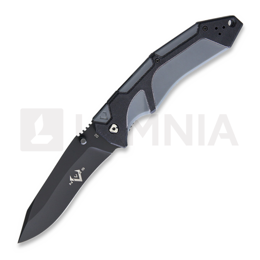 V Nives Fractal Linerlock A/O fällkniv, svart