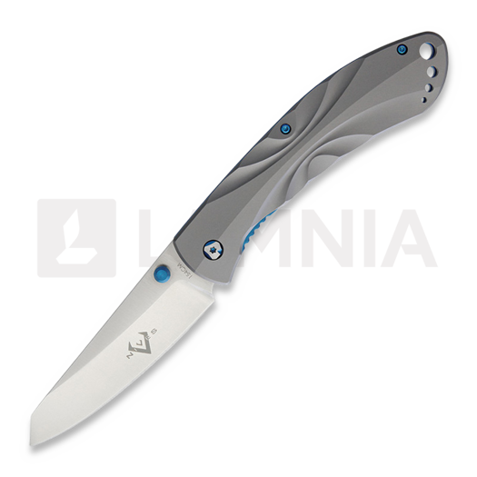 Couteau pliant V Nives Poseidon Linerlock, gris