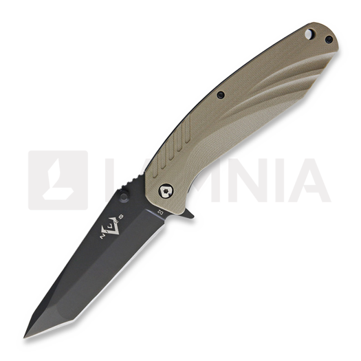 V Nives SFL Framelock Tanto 접이식 나이프, coyote brown