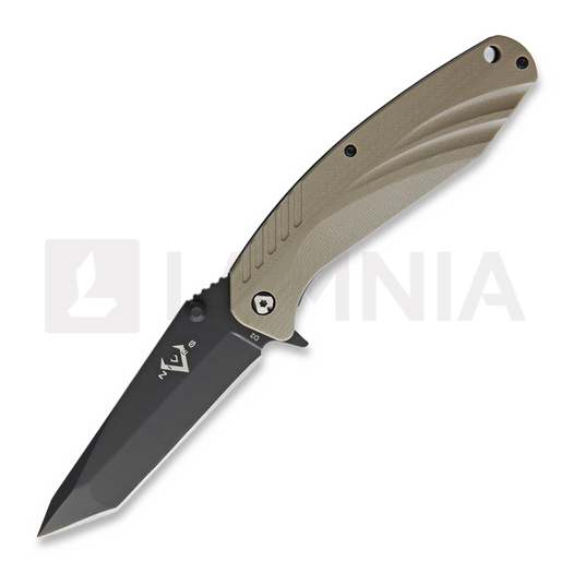 V Nives SFL Framelock Tanto סכין מתקפלת, coyote brown